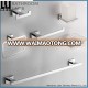 new simple square design zinc alloy chrome bathroom set accessories