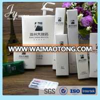 High quality customized paper box packed disposable hotel amenities with logo